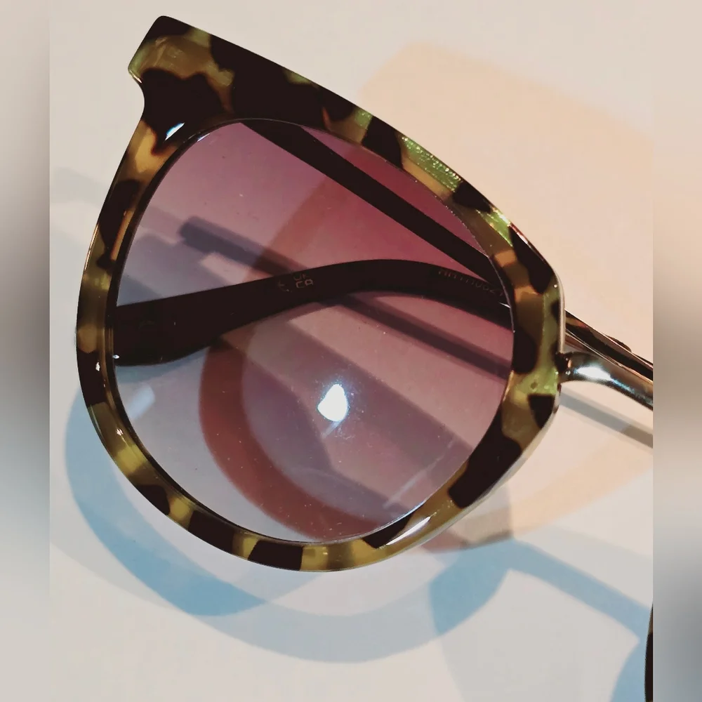 NEW Tahari Womens sunnies sunglasses tortoise leopard animal print spots
